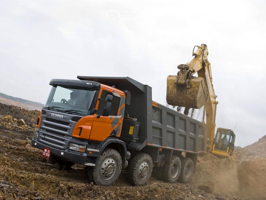  Scania P380 8x4 Tipper 2004 года  (фото 2 из 6)